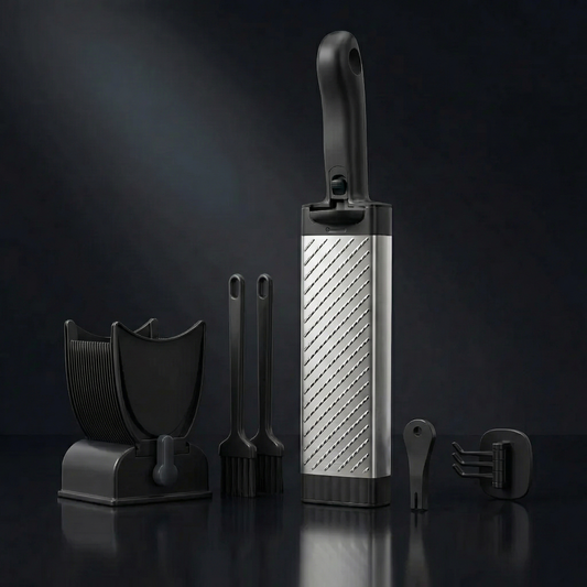 Multifunctional Kitchen Manual Meat Slicer – Adjustable Stainless Steel Blade & Non-Slip Base