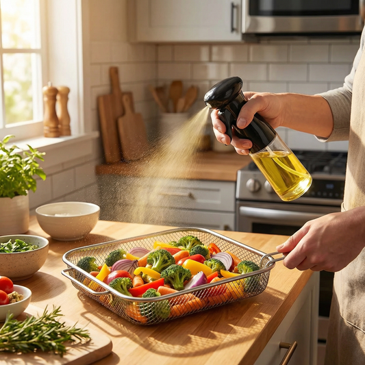 Olive Oil Sprayer – 200ml Premium Oil Mister for Air Fryer, BBQ & Salads